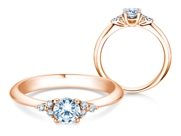 Engagement ring Vivid Diamond in rose gold