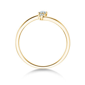 Engagement ring You & Me Classic in 14K yellow gold with diamonds 0.065ct G/SI