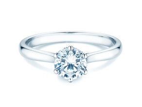 Engagement ring Classic 6 Hidden Halo