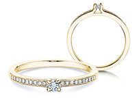 Engagement ring Modern Pavé