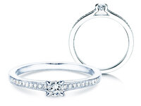 Engagement ring Modern Pavé
