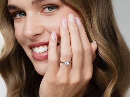 Engagement ring Classic 4 in 14K yellow gold with diamond 1.00ct G/SI