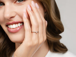 Engagement ring Classic 6 in platinum 950/- with diamond 0.05ct G/SI