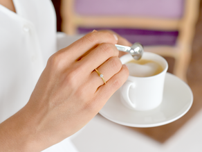 Engagement ring Classic 6 in 14K yellow gold with lab-grown diamond 0.15ct E/VS