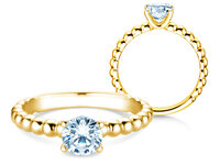 Engagement ring Classic Beads