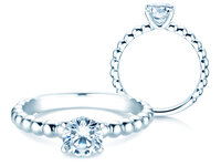 Engagement ring Classic Beads