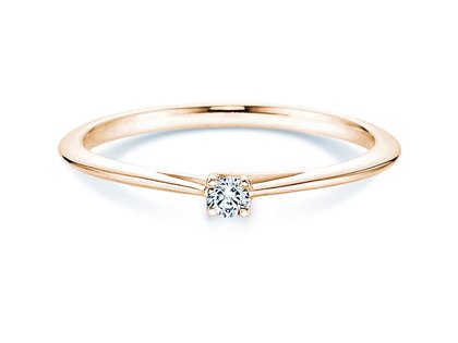 Engagement ring Delight in 18K yellow gold with diamond 0.05ct H/SI