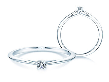 Engagement ring Delight in white gold