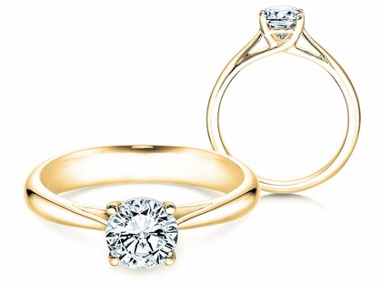 Engagement ring Delight in 14K yellow gold with diamond 1.00ct G/SI