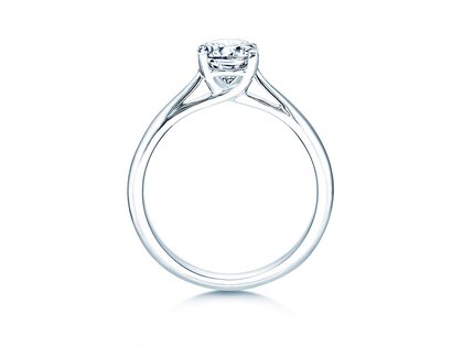 Engagement ring Delight in 14K white gold with lab-grown diamond 2.50ct E/VS