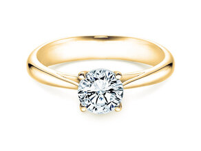 Engagement ring Delight in 14K yellow gold with diamond 1.00ct H/SI