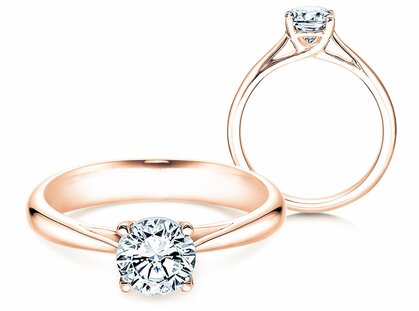 Engagement ring Delight in 14K rosé gold with diamond 1.00ct G/SI