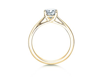 Engagement ring Delight in 14K yellow gold with diamond 1.00ct H/SI