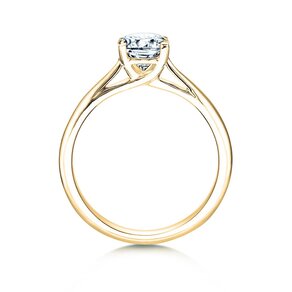 Engagement ring Delight in 14K yellow gold with diamond 1.00ct H/SI