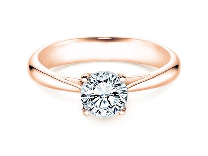 Engagement ring Delight in 18K rosé gold with diamond 1.00ct H/SI