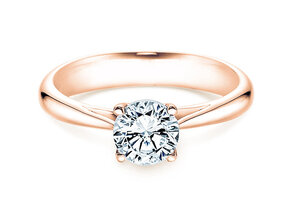 Engagement ring Delight in 18K rosé gold with diamond 1.00ct H/SI