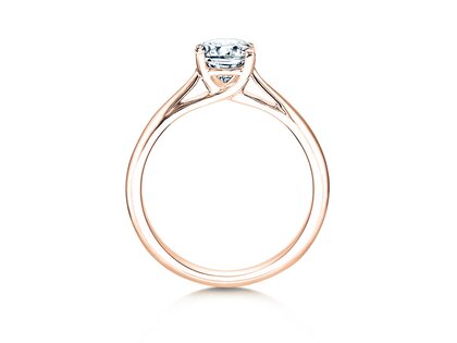 Engagement ring Delight in 18K rosé gold with diamond 1.00ct H/SI