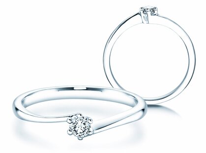 Engagement ring Devotion in platinum