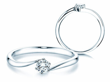 Engagement ring Devotion in platinum