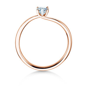 ring Devour in 14K rosé gold with lab-grown diamond 0.25ct E/VS