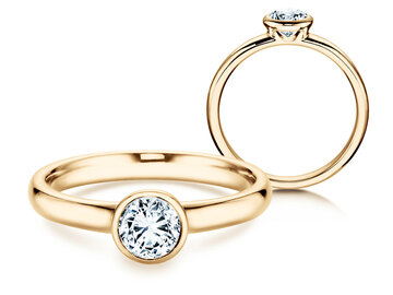 Engagement ring Eternal in 9K white gold with diamond 1.00ct H/SI