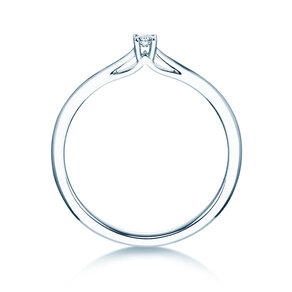 Engagement ring Heaven 4 in silver 925/- with diamond 0.07ct G/VS