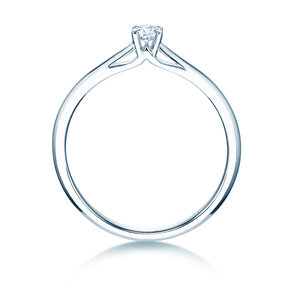 Engagement ring Heaven 4 in silver 925/- with diamond 0.10ct G/SI