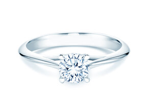 Engagement ring Heaven 4 in 14K white gold with diamond 0.75ct G/SI