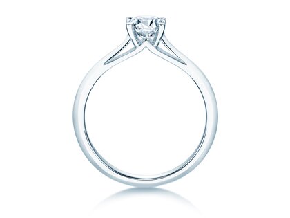 Engagement ring Heaven 4 in 14K white gold with diamond 0.75ct G/SI