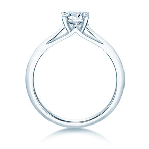 Engagement ring Heaven 4 in 14K white gold with diamond 0.75ct G/SI