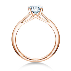 Engagement ring Heaven 4 in 14K rosé gold with diamond 1.00ct G/SI