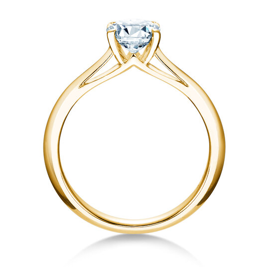 Engagement ring Heaven 4 in 9K yellow gold with lab-grown diamond 3.00ct