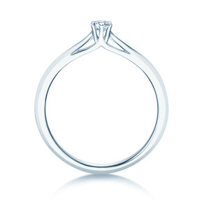 Engagement ring Heaven 6 in 14K white gold with diamond 0.10ct G/SI