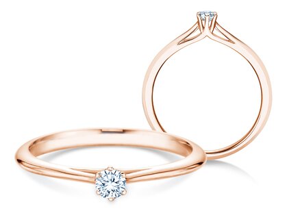 Engagement ring Heaven 6 in rose gold