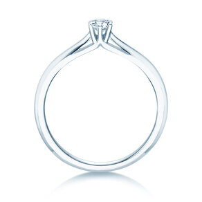 Engagement ring Heaven 6 in silver 925/- with lab-grown diamond 0.15ct E/VS