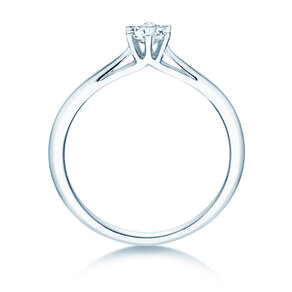 Engagement ring Heaven 6 in 9K white gold with diamond 0.25ct H/SI