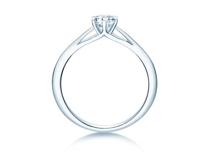 Engagement ring Heaven 6 in platinum 950/- with diamond 0.40ct G/SI
