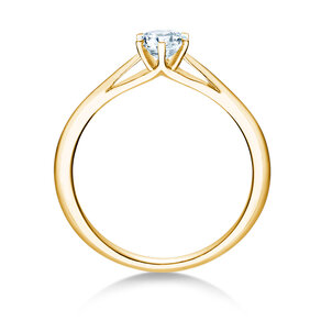 Engagement ring Heaven 6 in 14K yellow gold with diamond 0.40ct H/SI