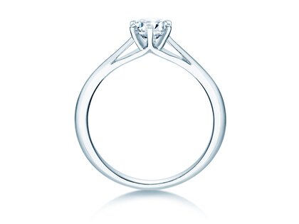 Engagement ring Heaven 6 in 14K white gold with diamond 0.50ct H/SI