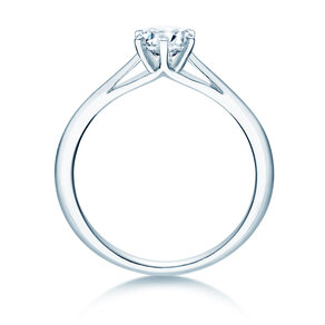 Engagement ring Heaven 6 in 14K white gold with diamond 0.50ct H/SI