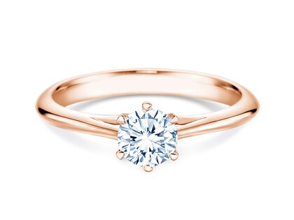 Engagement ring Heaven 6 in rose gold