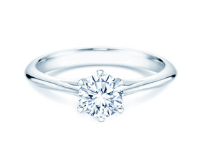 Engagement ring Heaven 6 in 9K white gold with diamond 0.75ct G/SI