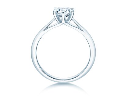 Engagement ring Heaven 6 in 14K white gold with diamond 1.25ct H/SI