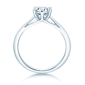 Engagement ring Heaven 6 in 14K white gold with diamond 1.25ct H/SI