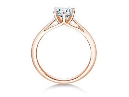 Engagement ring Heaven 6 in 14K rosé gold with diamond 1.00ct G/SI