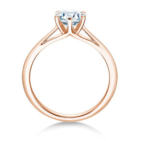 Engagement ring Heaven 6 in 14K rosé gold with diamond 1.00ct G/SI