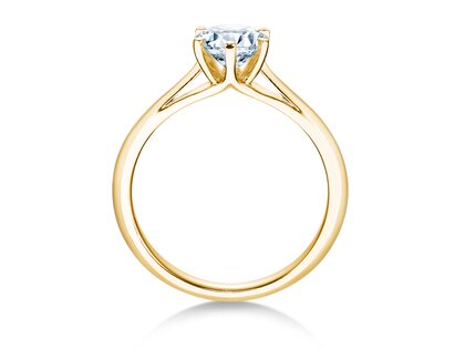 Engagement ring Heaven 6 in 9K yellow gold with diamond 2.50ct G/SI