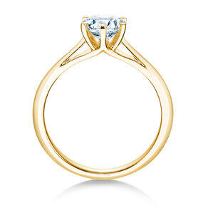Engagement ring Heaven 6 in 9K yellow gold with diamond 2.50ct G/SI