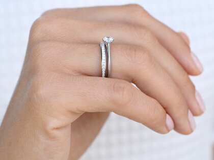 Engagement ring Heaven 6 in rose gold