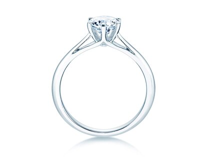 Engagement ring Heaven 6 in 9K white gold with lab-grown diamond 1.00ct E/VS